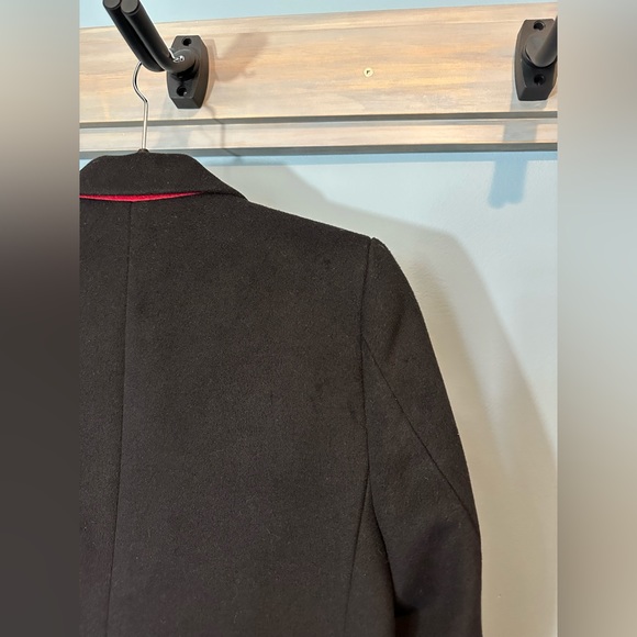 Gianni Feraud Single Breasted Tailored Coat in Black - Picture 10 of 15